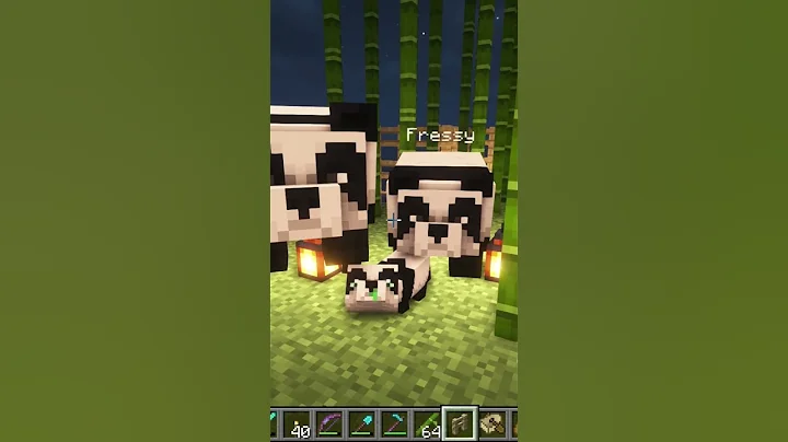 So cute 🥰 #short #shorts #minecraft #minecraftshorts #shortvideo #shortsvideo #panda #pandas