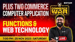 Plus Two Computer Application - Functions & Web Technology | Xylem Plus Two Commerce