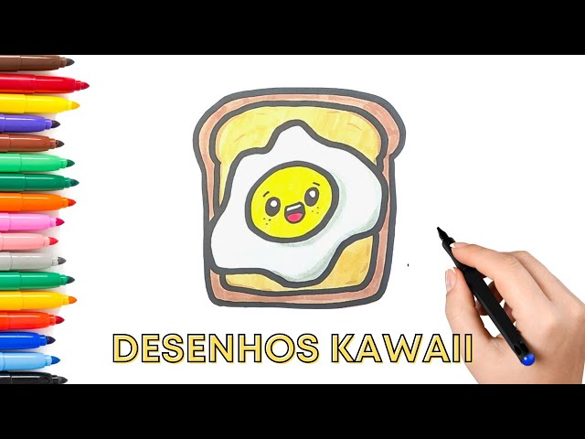 Como desenhar um saco Kawaii cheio de pão, Tutorial de desenho, Aprenda a  desenhar, Veja isso ;), By Desenhos Fáceis