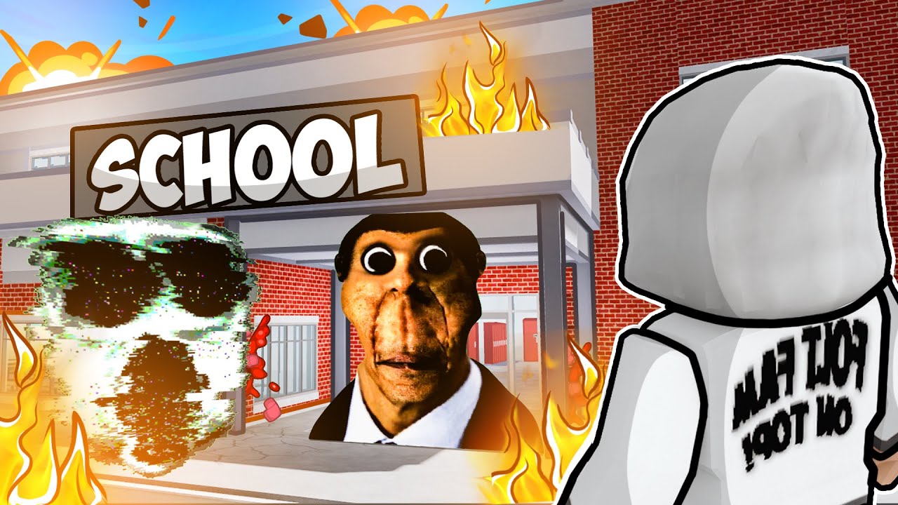 Walk to school in OHIO - Roblox