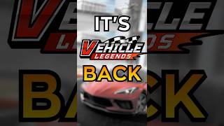 Vehicle Legends Is Back