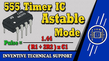 How to Make a LED Blinking Project Using 555 Timer IC | Astable Mode #its #electronics