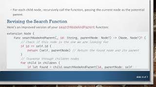 How to Recursively Find a Node’s Parent in Tree Structures Using Swift