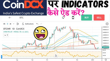 How To Add Indicators On CoinDCX Mobile Application | Best Indicators 2022 📈