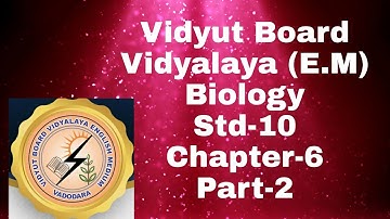 127.Science,Std-10,Biology,Chapter-6,Part-2 | Vidyut  Board Vidyalaya | BHAGYESH THAKKAR