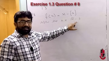 Lec_006 Calculus by S.M. Yousaf, Exercise 1.3 Question 8 (Urdu/Hindi)
