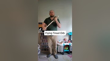 Flying tinsel orb with static electricity #science #stem #experiment #education #stemwithmrn #shorts