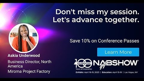 NAB 2023 - Sip & Speak - How will AI tools impact content creation?