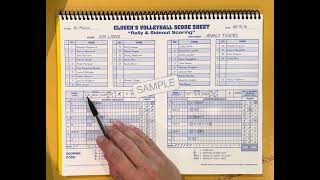Glover’s Volleyball Score Sheet