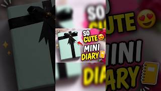 DIY Cute Mini Diary 🎁 | Paper Craft Idea 😍@Artistpooja123 #art #diy #shorts #shortvideo