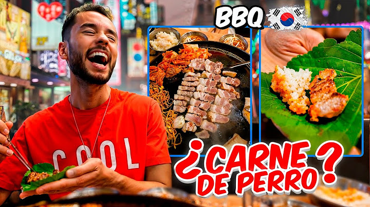 ¿Se puede COMER PERRO en Corea del Sur? Voy a una BARBACOA COREANA