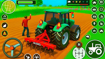 Farming Tractor Driving Game 3D - Farming Tractor Trolley - Android iOS Gameplay