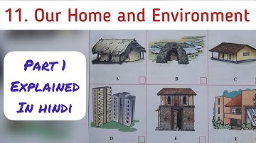 5th Std - Evs 1 - Chapter 11 Our home and Environment part 1 explained in hindi - Maharashtra board