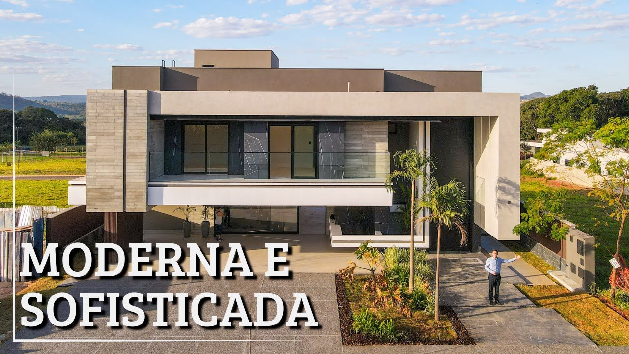 LUXUOSA RESIDÊNCIA COM PROJETO MODERNO E SOFISTICADO À VENDA NO PLATEAU D'OR | GOIÂNIA