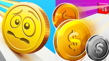 Coin Rush 🆚 Money Rush - Gameplay All Level iOS,Android - Best Cool Mobile Game Ever Played