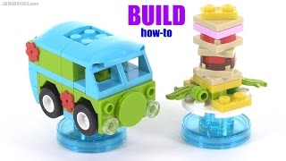 Build with me: LEGO Dimensions Mystery Machine & Snack - YouTube