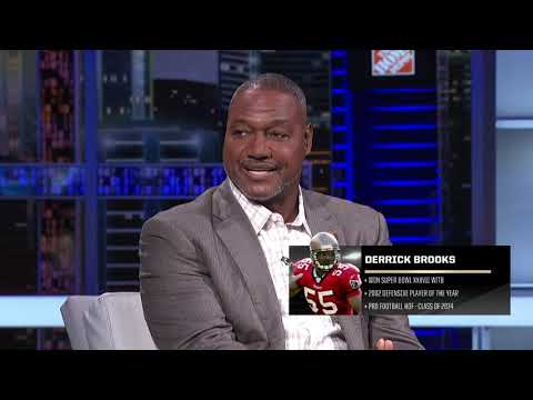 Derrick Brooks reacts to making All-Time Team