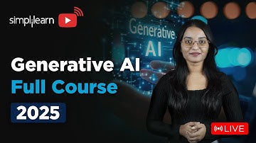 Generative AI Full Course 2026 | Gen AI Tutorial for Beginners | Gen AI Explained | Simplilearn