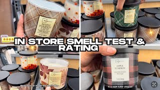 Fall Scented Candles from Mainstays | Scent Breakdown & Rating | Walmart Finds 2025 #youtubeshopping