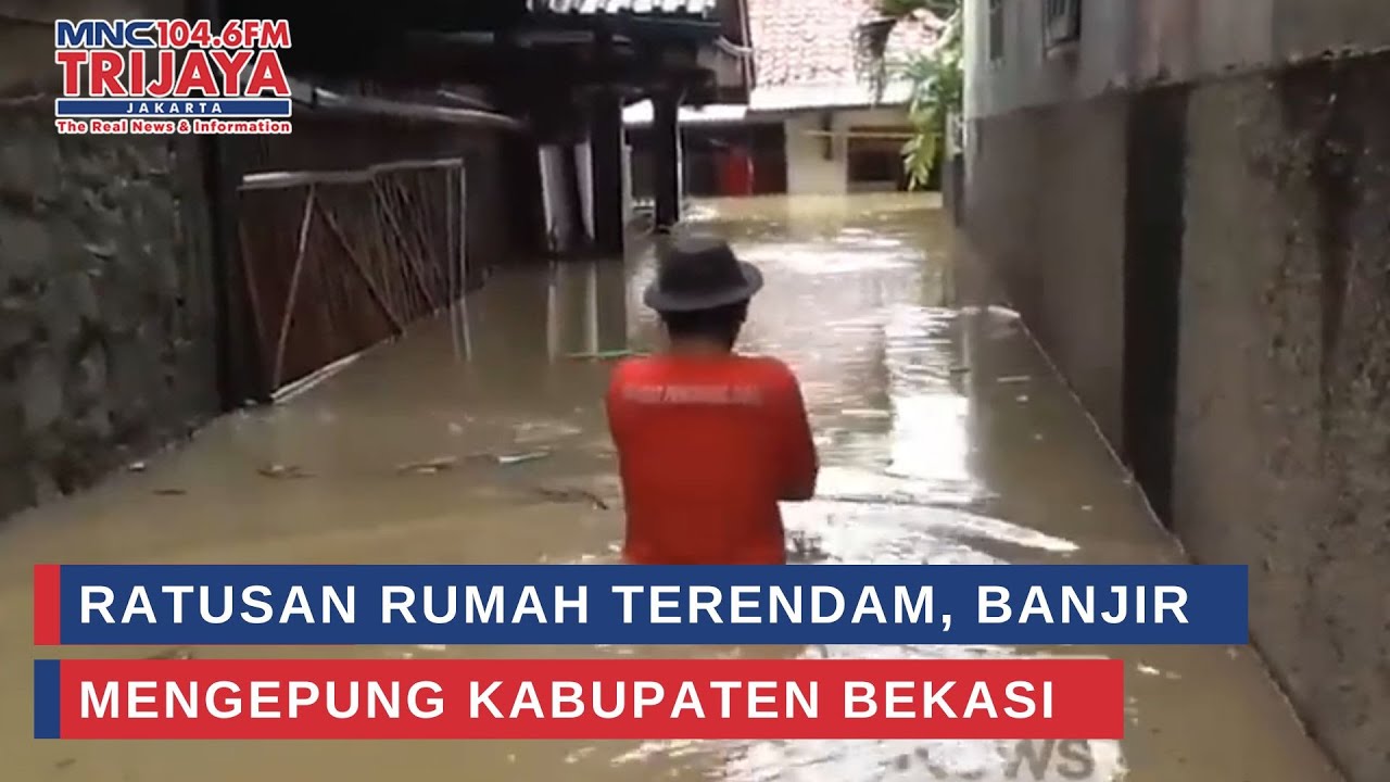 Ratusan Rumah Terendam, Banjir Mengepung Kabupaten Bekasi | Trijaya Update
