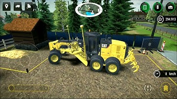 CONSTRUCTION SIMULATOR 3 | 140M MOTOR GRADER | ANDROID GAMEPLAY FHD