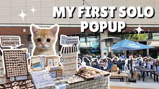 MY FIRST SOLO POPUP ✧ handmade small business owner vlog at uc berkeley screenshot 4