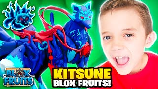 BLOXFRUITS KITSUNE🤩 MAXIMIZEI A NOVA KITSUNE DO BLOXFRUITS