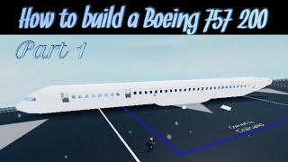Como hacer un Boeing 757-200 (plane crazy) parte 1