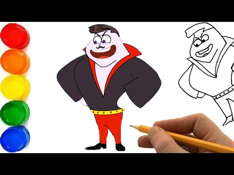 How to draw Bhoot Boss | Paap o meter Bhoot Boss Drawing | Bhoot Boss  Dirries - YouTube