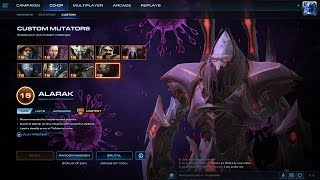 StarCraft 2 Co-Op Custom Mutations Brutal 4 Mutators