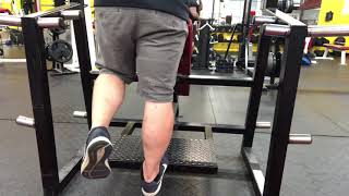 Single Leg Deficit Calf Raises