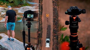 Getting CREATIVE with K&F CONCEPT | Best travel tripod?