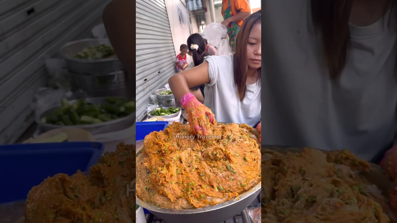 Fried Fish cake in Yaowarat Bangkok Thailand - Thai Street Food