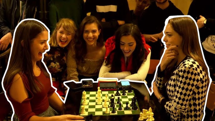 Andrea Botez vs Dina Belenkaya #chess #ludwig #andrea #chessboxing