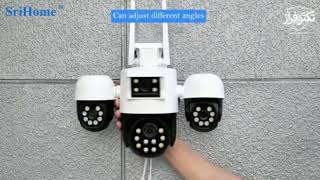دوربین بی سیم هوشمند 4 لنز اسپید دام 8 مگاپیکسل سری هوم SH069