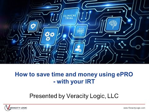 How to save time and money using ePRO with your IRT