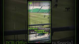 ICC Champions Trophy 2025 | Security Drills Conducted at Gaddafi Stadium | Cure Pakistan Digital