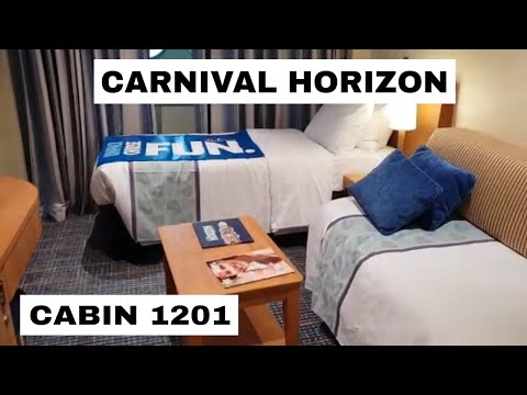 Carnival Horizon Cabin 1201 Category 1a Interior Upper Lower