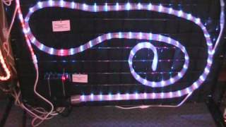 LED Rectangular Rainbow Rope Light (B,Y,G,R)