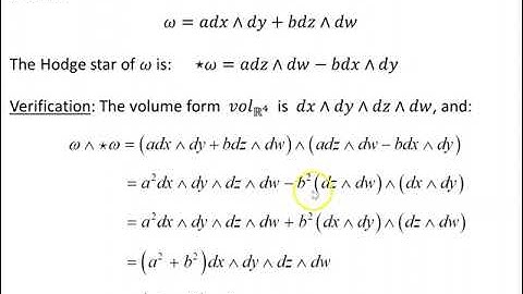Introduction to the Hodge Star Operator - 2