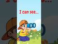 Learn English for Kids 👶 ‘I Can See’ Sentence Practice #shorts #kidslearning #learnenglish