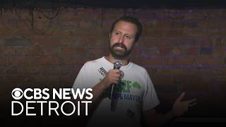 Yousef Rahbi delivers remarks as results pour for Ann Arbor mayoral race