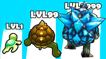 MAX LEVEL TURTLE in Kaiju Run! Evolution of The Giant Monster