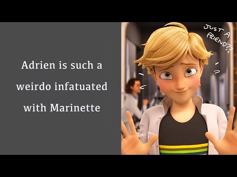 Adrien being infatuated and nervous around Marinette for 8 minutes and 12 seconds straight..