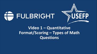 GRE Quantitative | Part 1 | USEFP