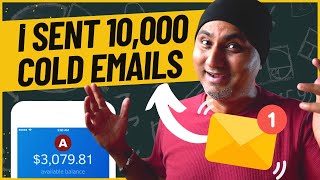 How I Sent 10,000 Cold Emails & Made $3000 in 7 Days