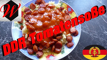 Kochen mit Walter — DDR Rezept Tomatensoße wie aus der Schulküche einfach lecker schnell und günstig