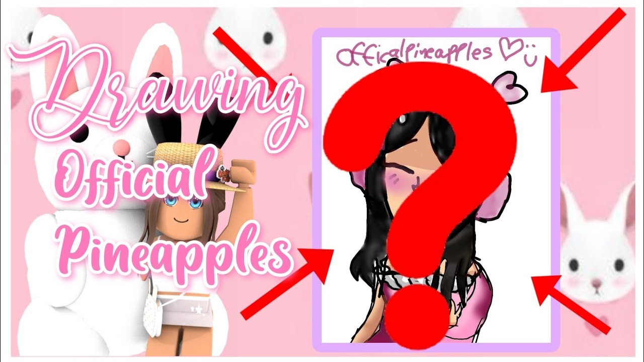 ️Drawing Official Pineapples Roblox Avatar! 🎨🖼 { FluffBunny } YouTube