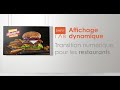 Simplytab  affichage dynamique pour les restaurants