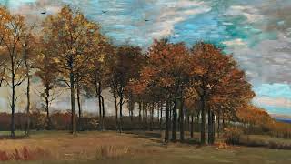 Vincent van Gogh "The Avenue in Autumn" 1885 | Vintage 4K TV Art screenshot 2
